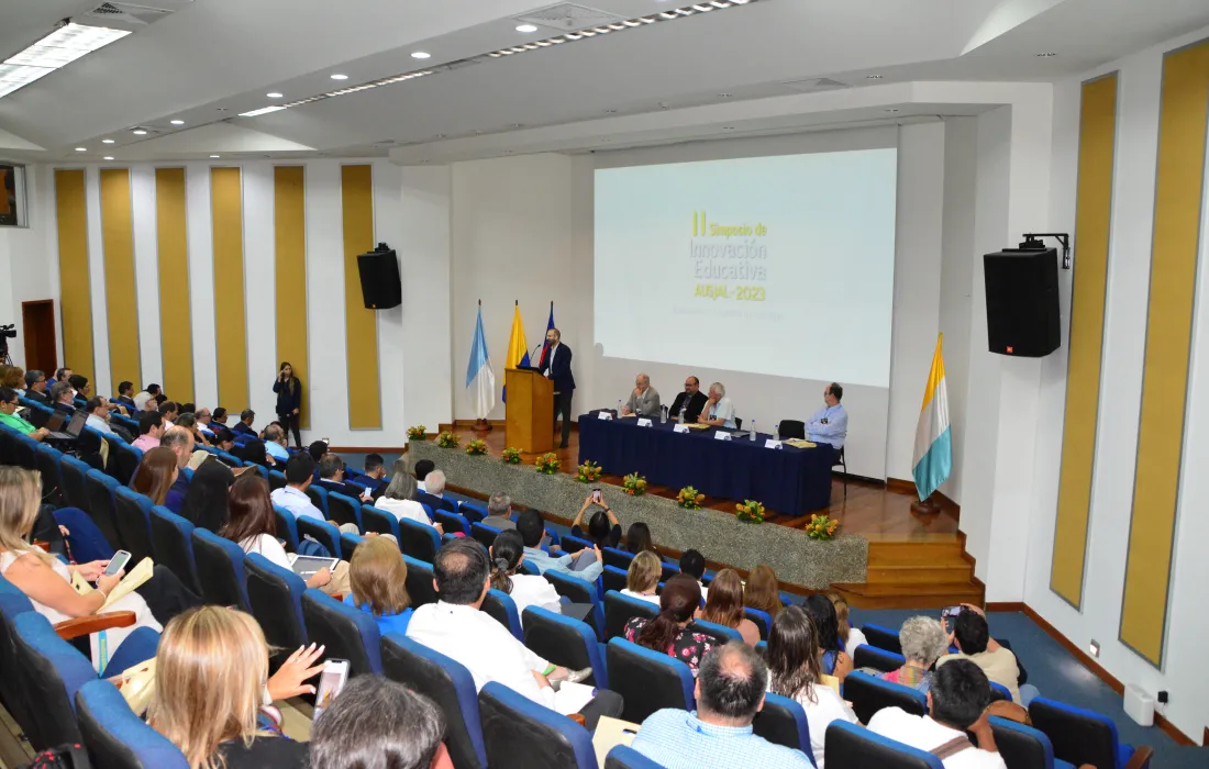 II Simposio de Innovación Educativa AUSJAL 2023 desarrollado en el Auditorio Almendros de la Javeriana Cali II Simposio de Innovación Educativa AUSJAL 2023 desarrollado en el Auditorio Almendros de la Javeriana Cali